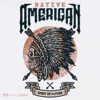 Native American Indian Chief Skull Long Sleeve Shirt thumb 2