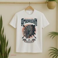 Native American Indian Chief Skull T-Shirt thumb 2
