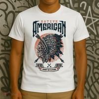 Native American Indian Chief Skull T-Shirt thumb 3