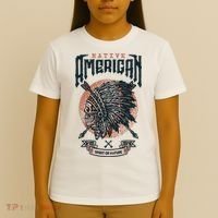 Native American Indian Chief Skull T-Shirt thumb 4