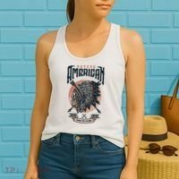Native American Indian Chief Skull Women's Tank Top thumb 2