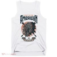 Native American Indian Chief Skull Tank Top thumb 0