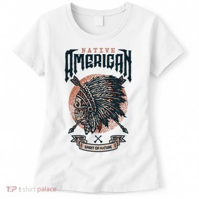 Native American Indian Chief Skull Women's T-Shirt