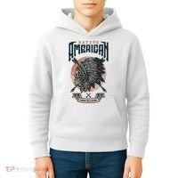 Native American Indian Chief Skull Kids Hoodie thumb 4