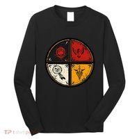 Native American Indian Medicine Wheel Long Sleeve Shirt thumb 0