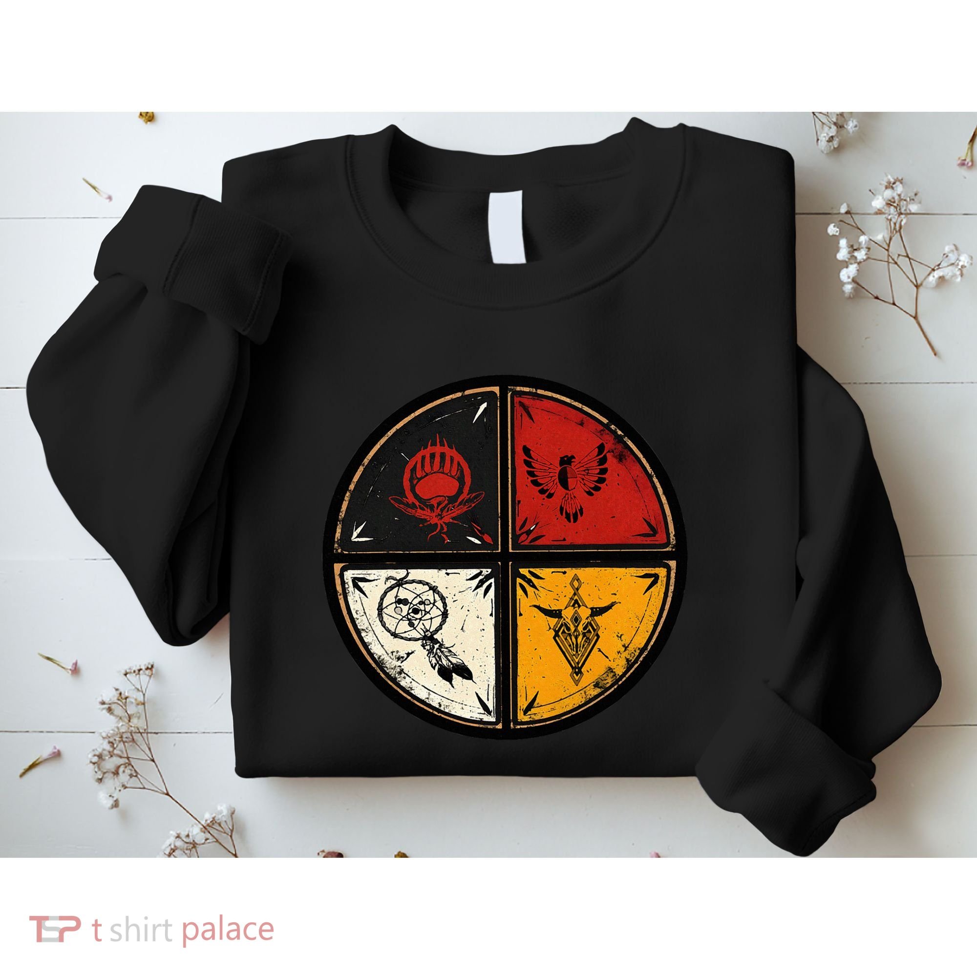 Native American Indian Medicine Wheel Sweatshirt