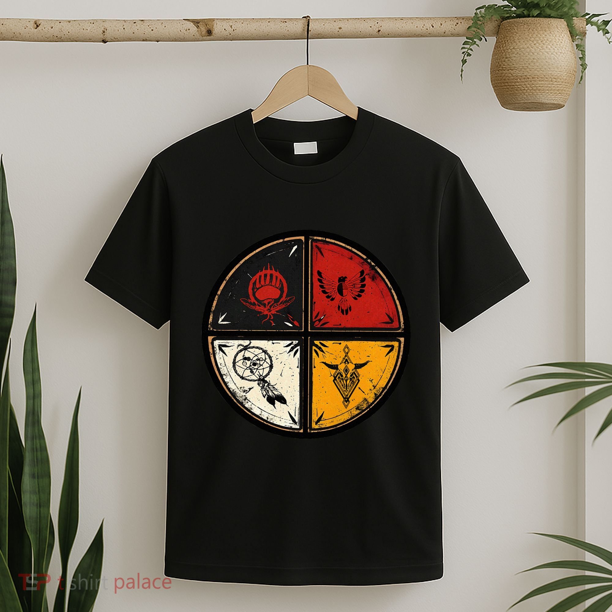 Native American Indian Medicine Wheel T-Shirt