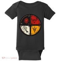 Native American Indian Medicine Wheel Baby Bodysuit thumb 0