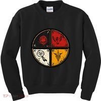 Native American Indian Medicine Wheel Kids Sweatshirt thumb 0