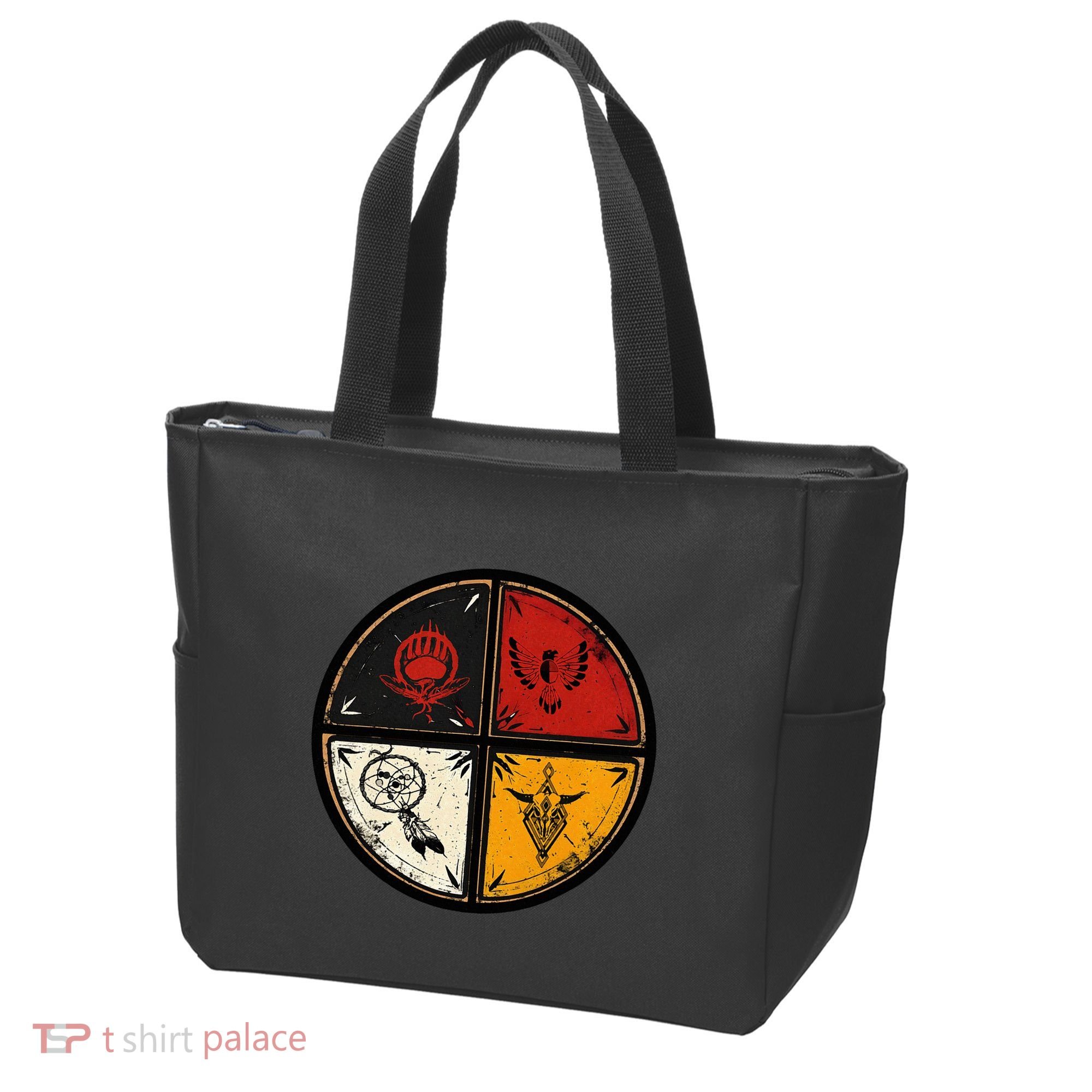 Native American Indian Medicine Wheel Tote Bag