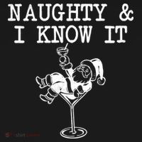 Naughty And I Know It Funny Christmas Santa Toddler Hoodie thumb 2