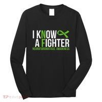 Neurofibromatosis Awareness I Know A Fighter Long Sleeve Shirt thumb 0