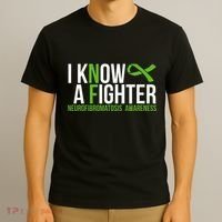 Neurofibromatosis Awareness I Know A Fighter T-Shirt thumb 3
