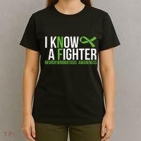 Neurofibromatosis Awareness I Know A Fighter T-Shirt thumb 4