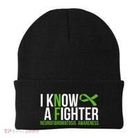 Neurofibromatosis Awareness I Know A Fighter Beanie thumb 0