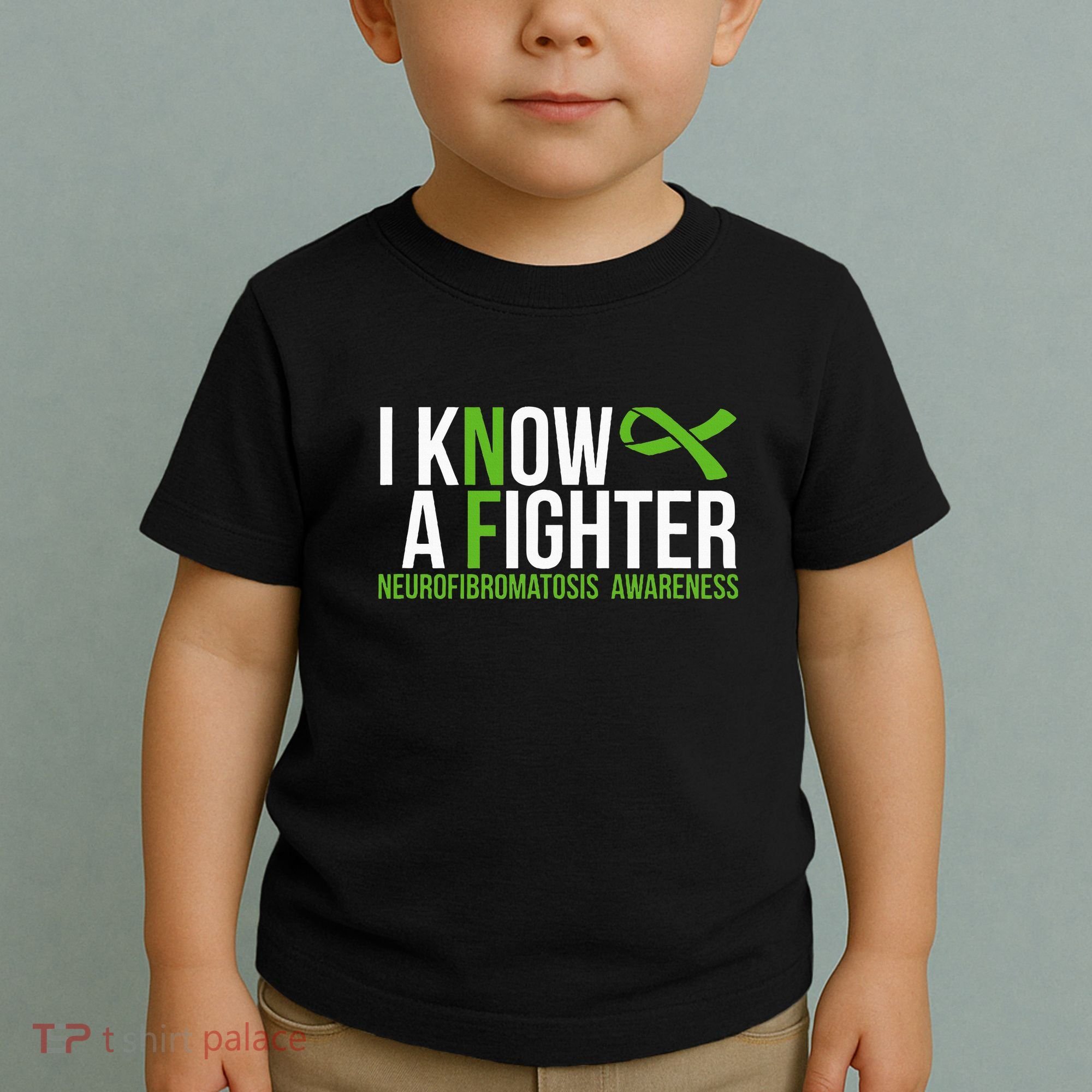 Neurofibromatosis Awareness I Know A Fighter Toddler T-Shirt