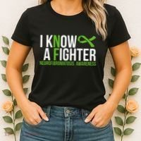 Neurofibromatosis Awareness I Know A Fighter Women's T-Shirt thumb 2