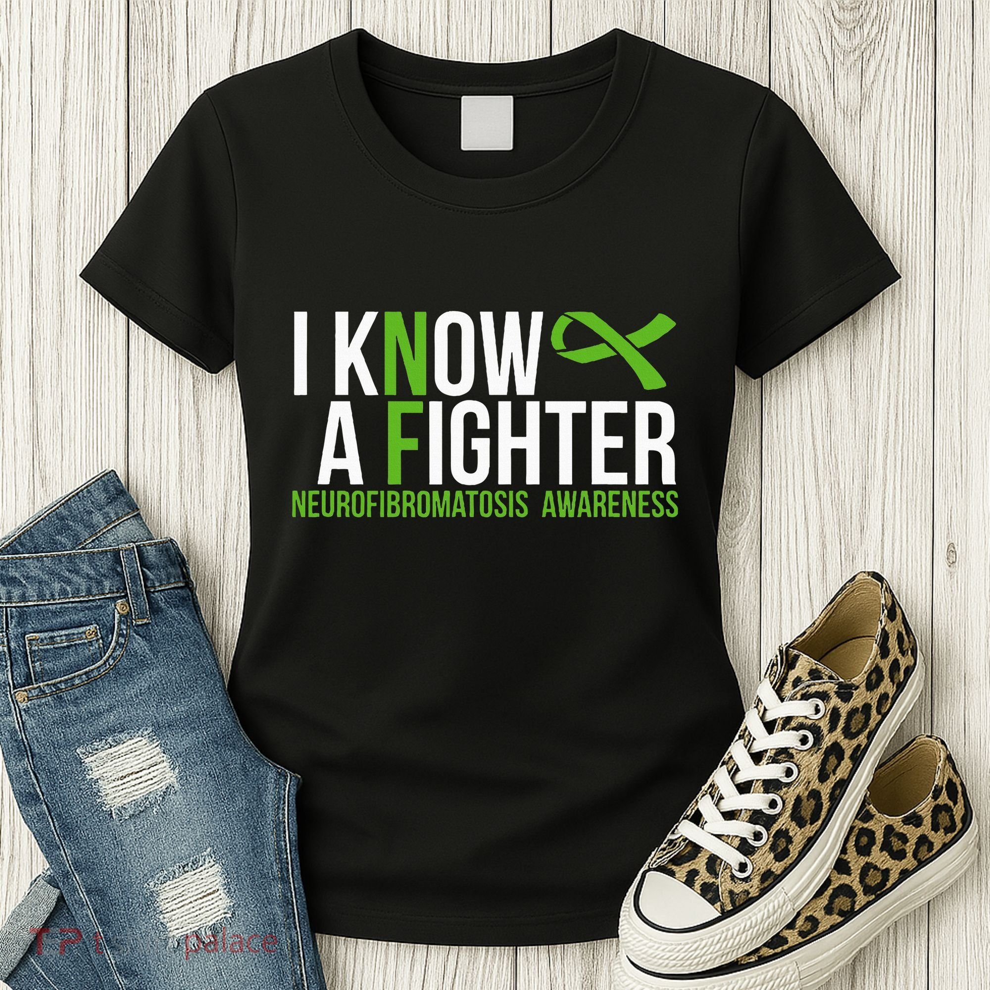 Neurofibromatosis Awareness I Know A Fighter Women's T-Shirt