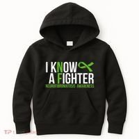 Neurofibromatosis Awareness I Know A Fighter Kids Hoodie thumb 0