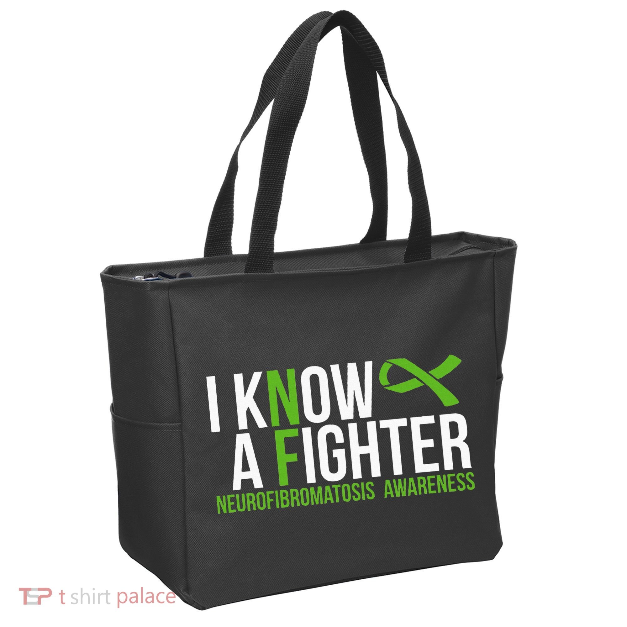 Neurofibromatosis Awareness I Know A Fighter Tote Bag