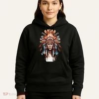 Native American Indian Headpiece feathers Hoodie thumb 5