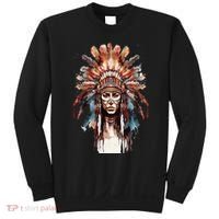Native American Indian Headpiece feathers Sweatshirt thumb 0