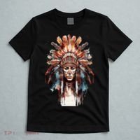 Native American Indian Headpiece feathers T-Shirt thumb 5