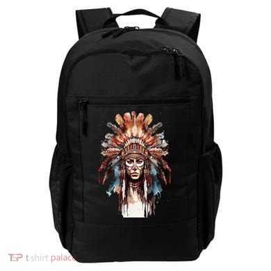 Native American Indian Headpiece feathers Backpack