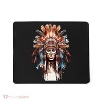 Native American Indian Headpiece feathers Mousepad thumb 0