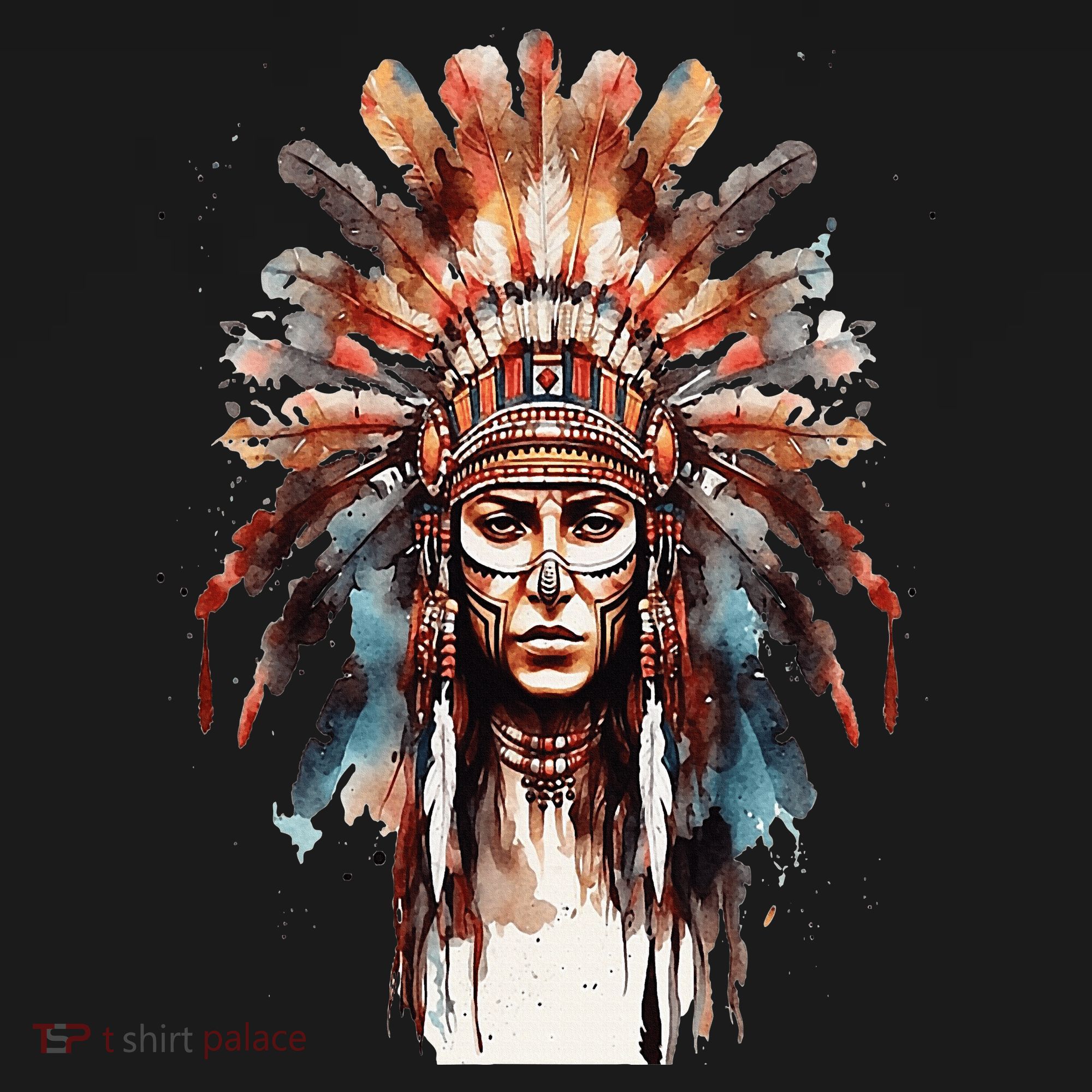 Native American Indian Headpiece feathers Ornament