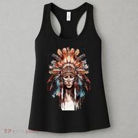 Native American Indian Headpiece feathers Women's Tank Top thumb 3