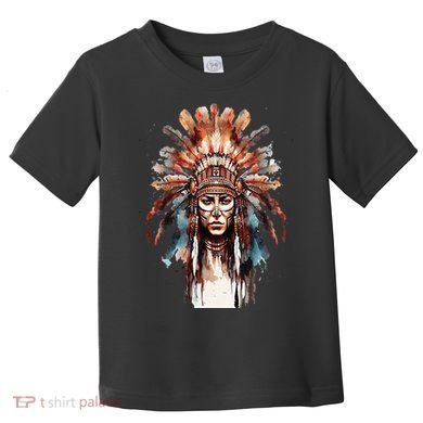 Native American Indian Headpiece feathers Toddler T-Shirt