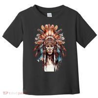 Native American Indian Headpiece feathers Toddler T-Shirt thumb 0
