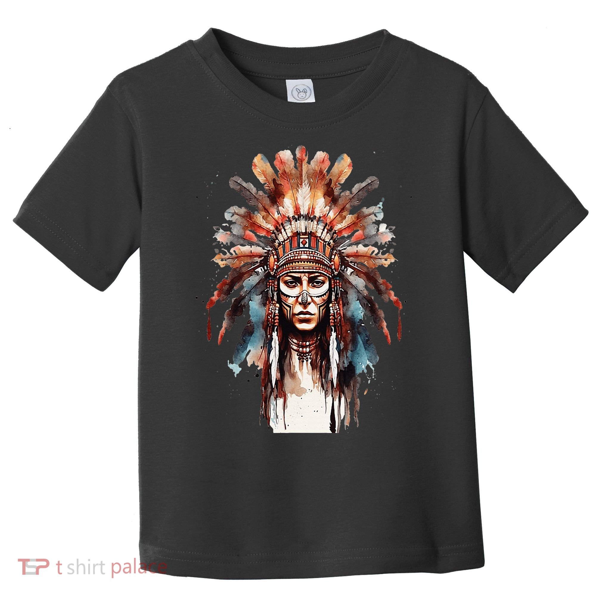 Native American Indian Headpiece feathers Toddler T-Shirt