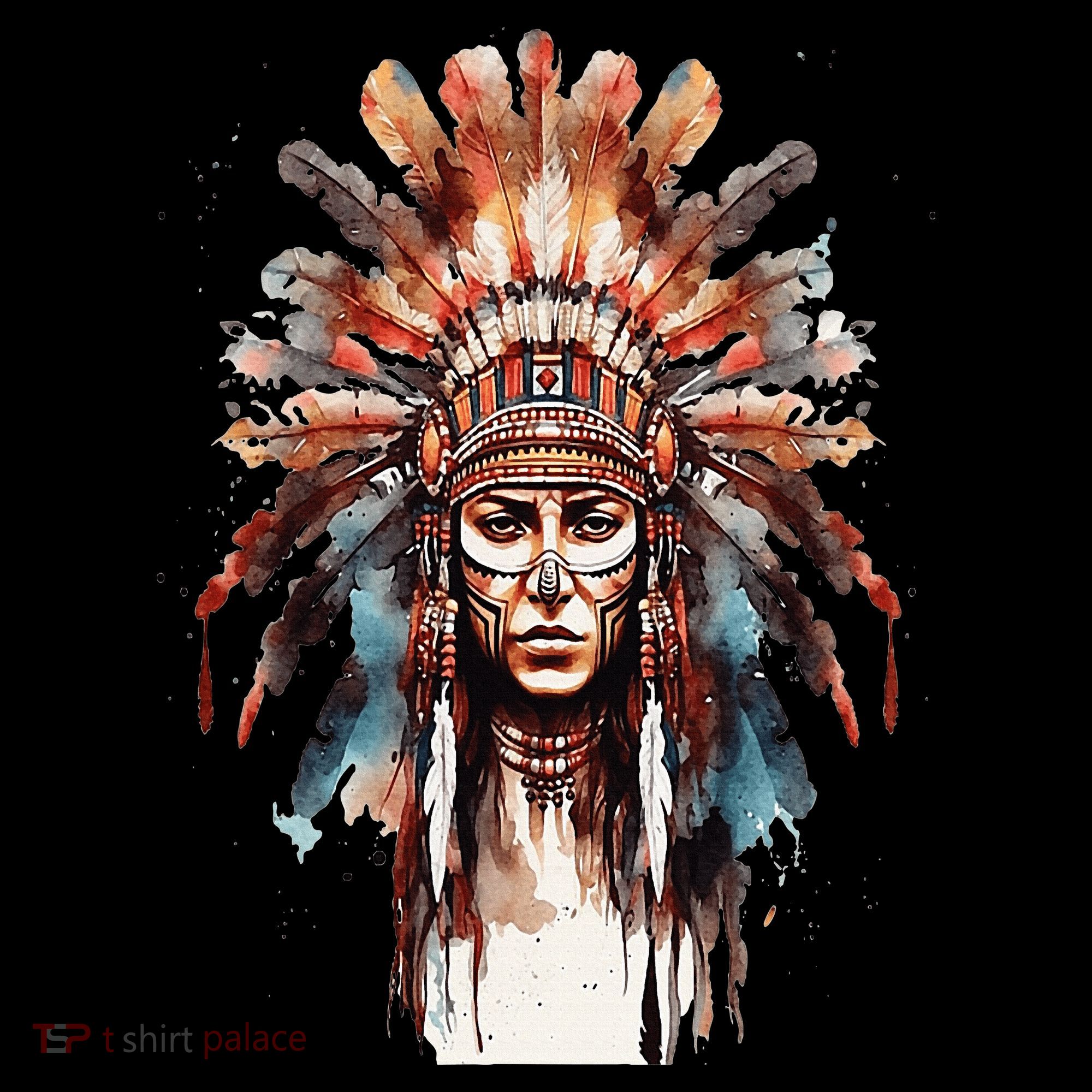 Native American Indian Headpiece feathers Kids Sweatshirt