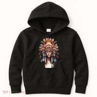 Native American Indian Headpiece feathers Kids Hoodie thumb 0