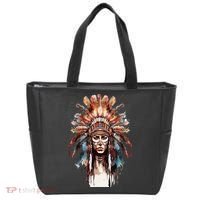Native American Indian Headpiece feathers Tote Bag thumb 0