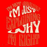 Not Arguing I'm Just Explaining Why I'm Right Santa Hat thumb 1
