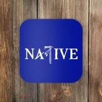 Native American Indian Day Pride Indigenous Cherokee Funny Gift Coaster thumb 0