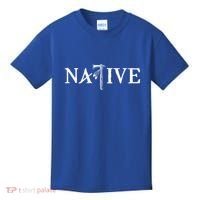 Native American Indian Day Pride Indigenous Cherokee Funny Gift Kids T-Shirt thumb 0