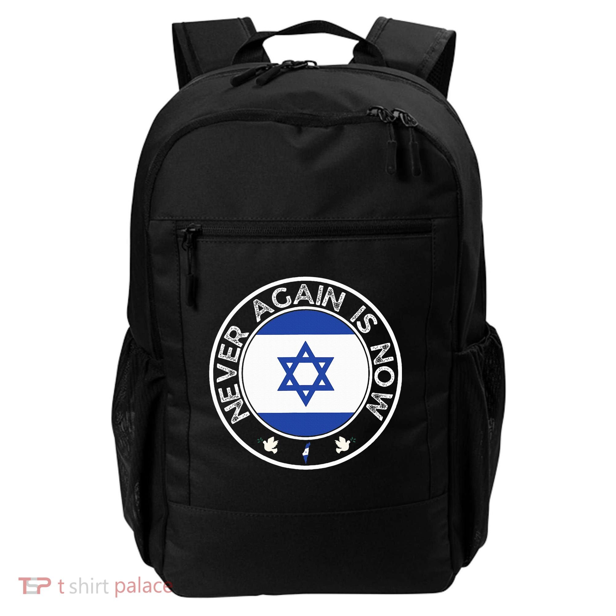 Never Again Is Now  Support for Jews and Israel  Backpack