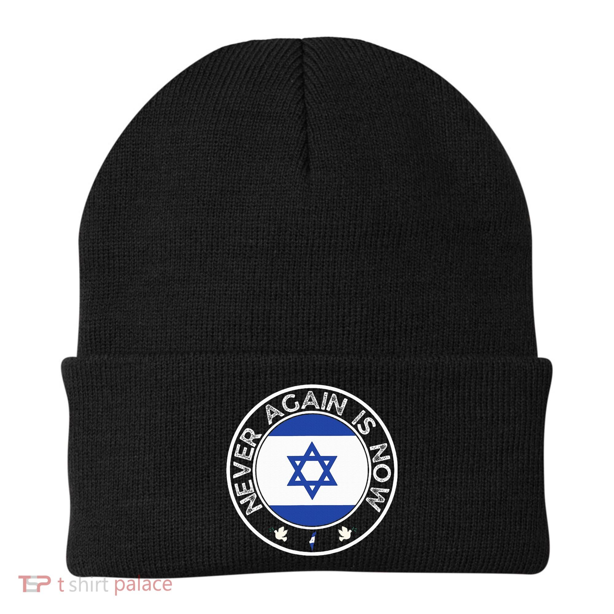Never Again Is Now  Support for Jews and Israel  Beanie