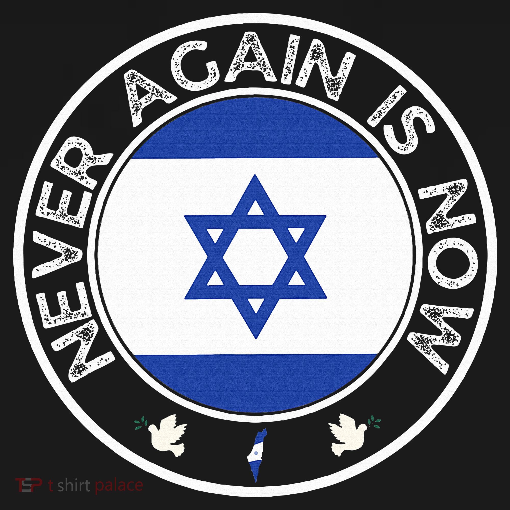 Never Again Is Now  Support for Jews and Israel  Ornament