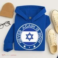 Never Again Is Now  Support for Jews and Israel  Hoodie thumb 4