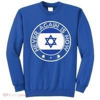Never Again Is Now  Support for Jews and Israel  Sweatshirt thumb 0