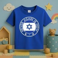 Never Again Is Now  Support for Jews and Israel  Toddler T-Shirt thumb 3