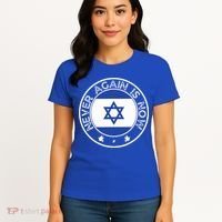 Never Again Is Now  Support for Jews and Israel  Women's T-Shirt thumb 4