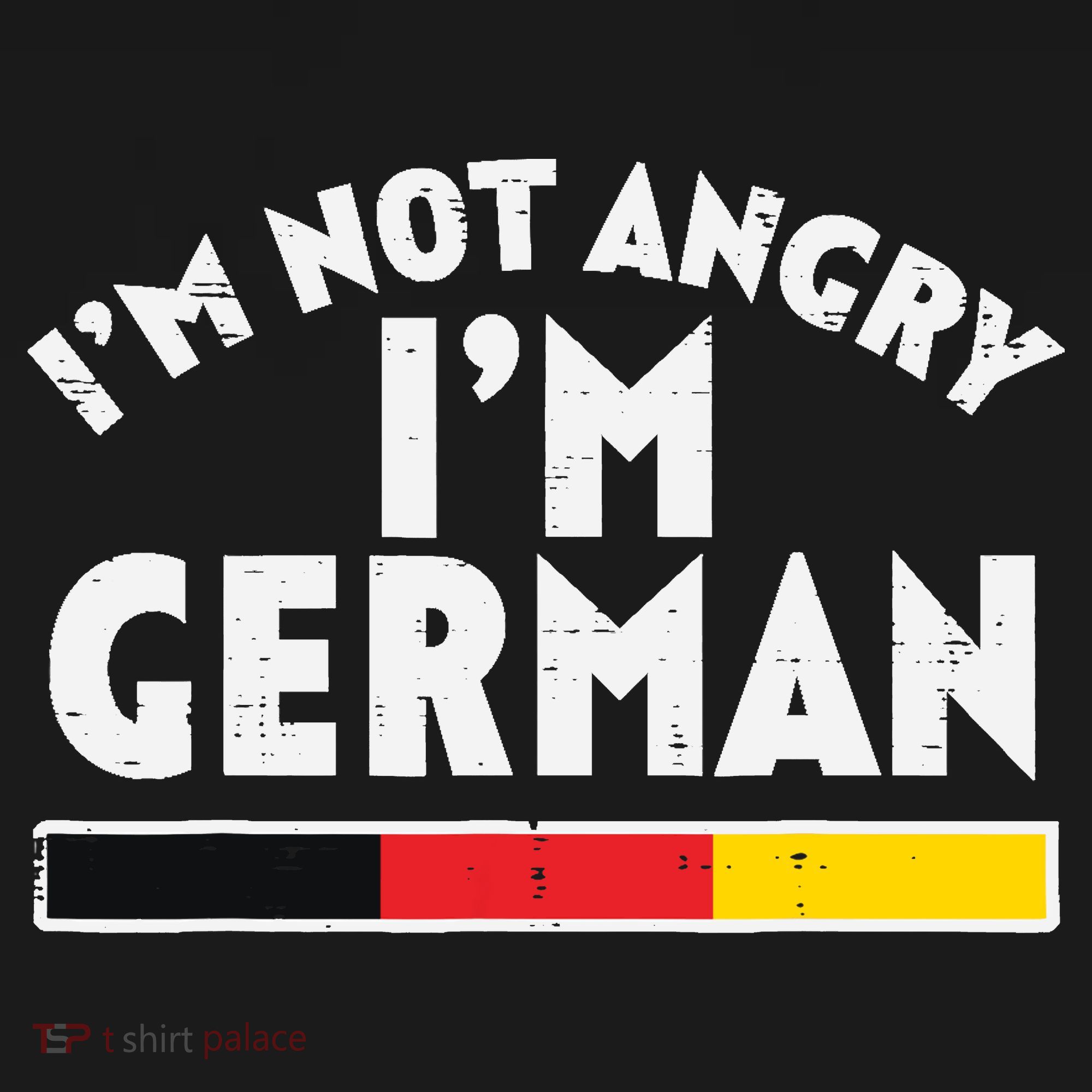Not Angry Im German Flag Funny Oktoberfest Ornament