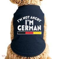 Not Angry Im German Flag Funny Oktoberfest Doggie Tank thumb 0
