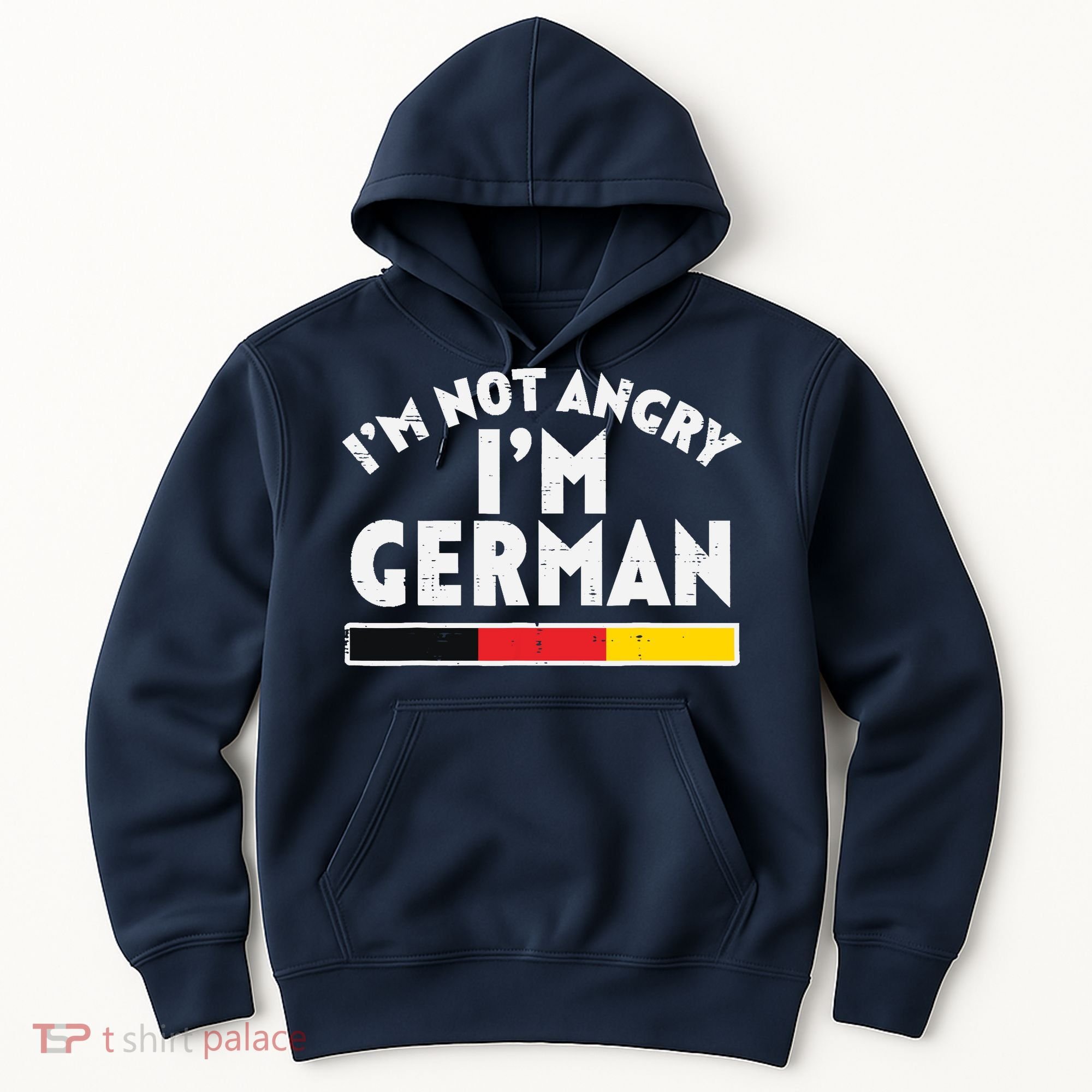 Not Angry Im German Flag Funny Oktoberfest Hoodie